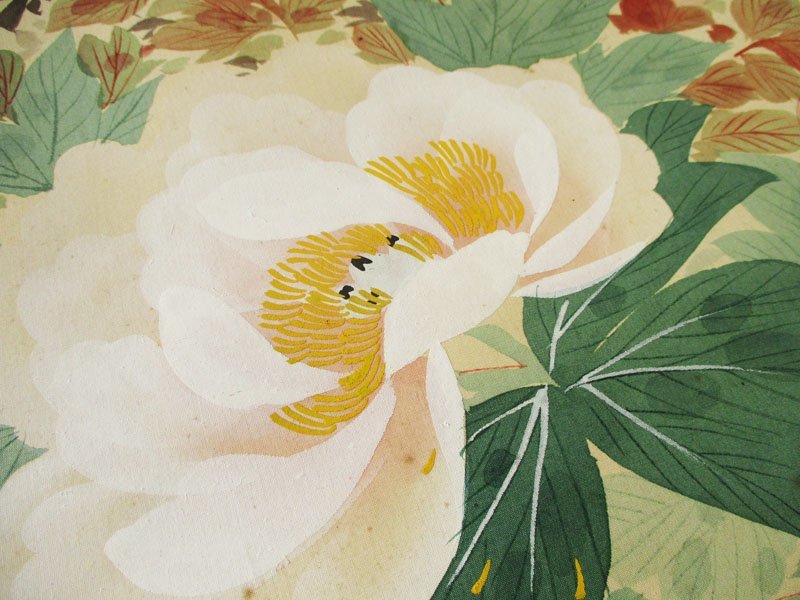 3272 村田秀玲 日本画 花鳥図 「名花十二ヵ月競艶之
