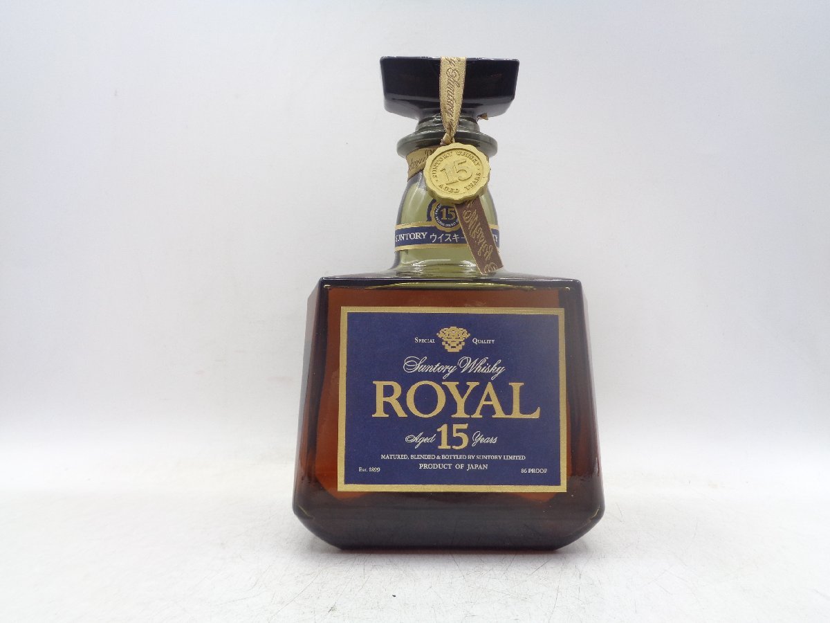 【低価，品質保証】 SUNTORY WHISKY ROYAL 15年 サントリー ウイスキー ローヤル プレミアム 国産 古酒 700ml 43％ X160128(日本)｜売買されたオークション情報、yahooの商品情報をアーカイブ公開 - オークファン 日本