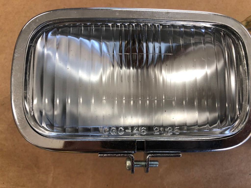 フォグランプ旧車 ビンテージ 昭和レトロ 角型 当時物 希少 CGC 角型