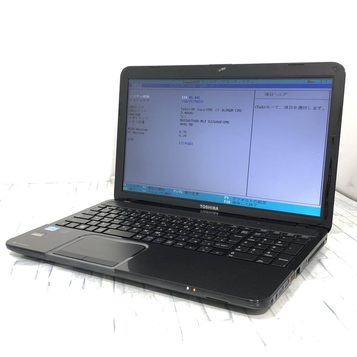 ジャンク品】Dynabook T552/58GB Core i7-3630QM 本体☆5円～スタート