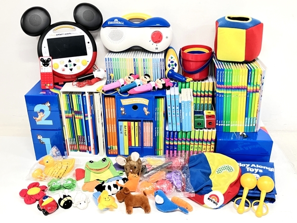 DWE ディズニー英語システム ディズニー 玩具 MTDSGパック＋棚