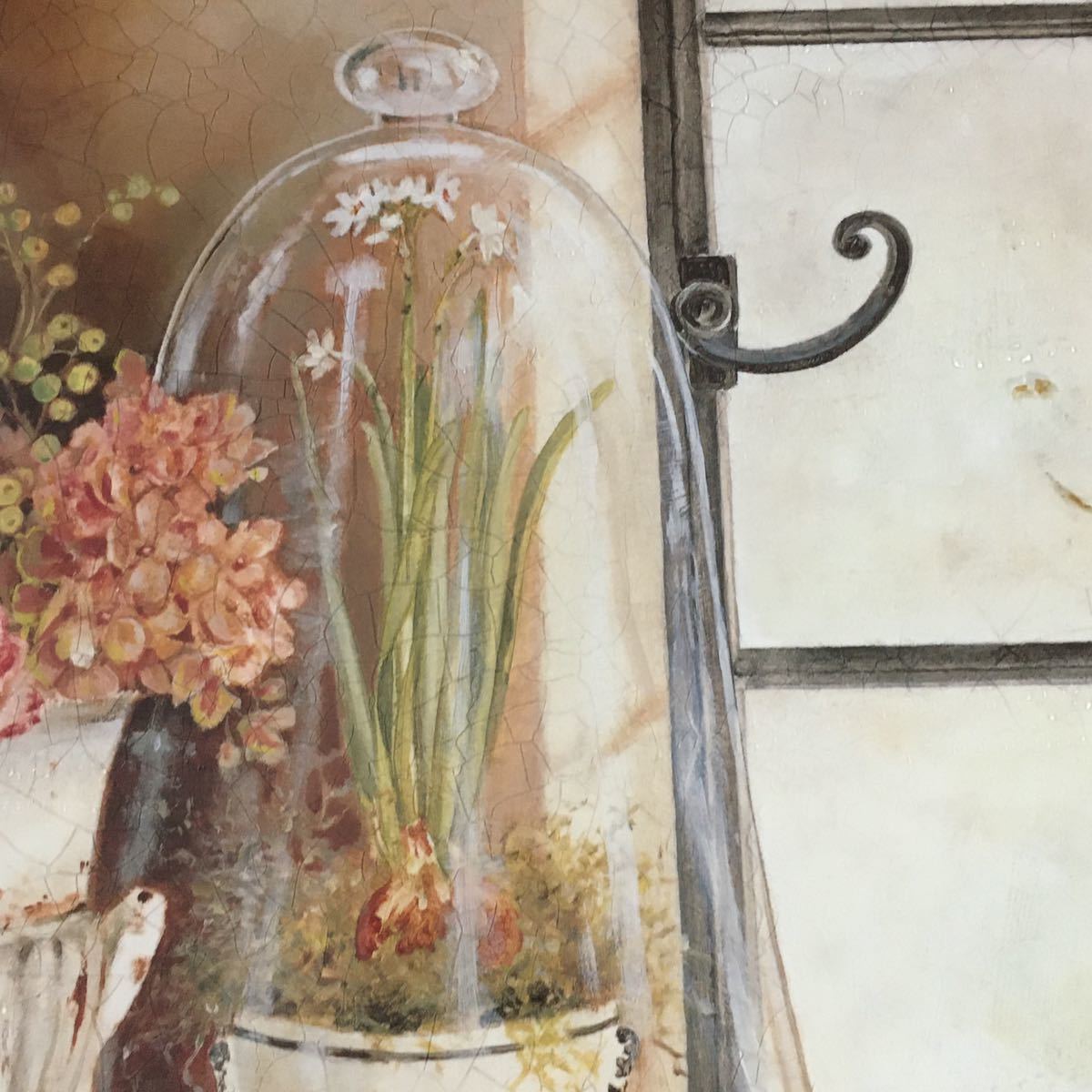 Kathryn White キャサリン ホワイト 絵画 複製画 額装 風景画 窓辺 花 