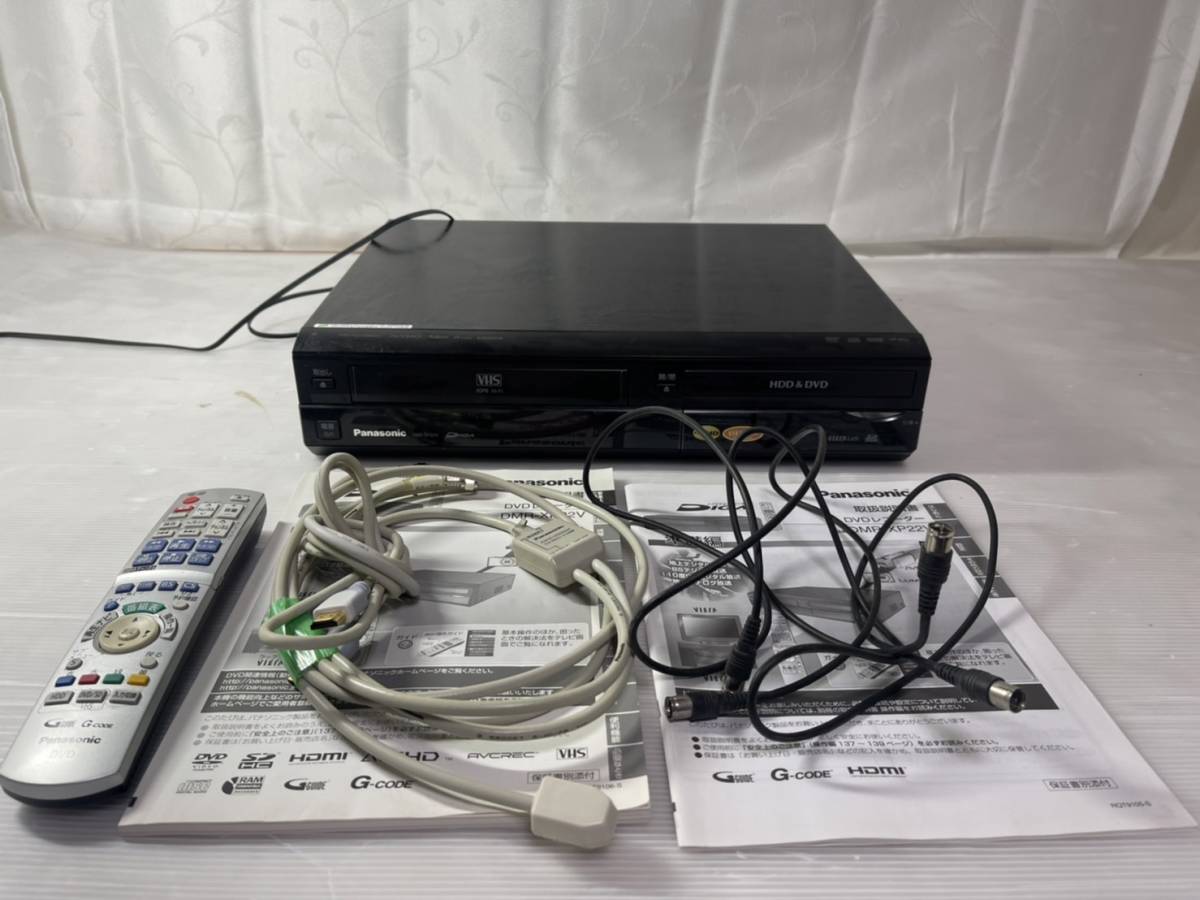品質保証，定番人気 斉小380 1円オークション Panasonic DVDレコーダー DMR-XP22V 通電確認済み 縦約9cm 横約43cm 奥行き約33cm 取扱説明書付き リモコン付き(一般)｜売買されたオークション情報、yahooの商品情報をアーカ 一般