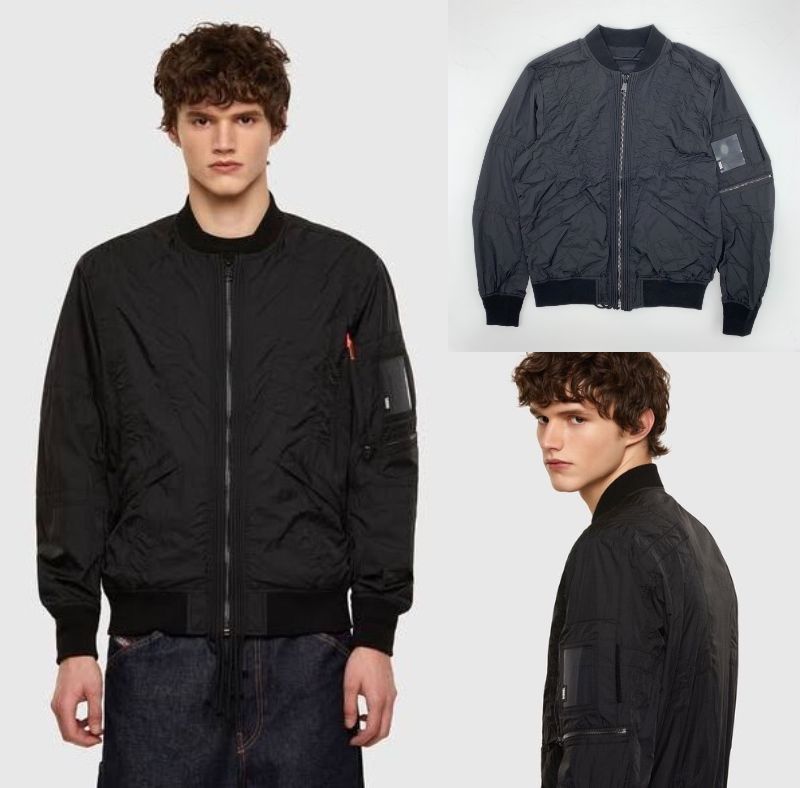 ナイロン ディーゼル DIESEL オーバルD ナイロンパンツ ルーズフィット 