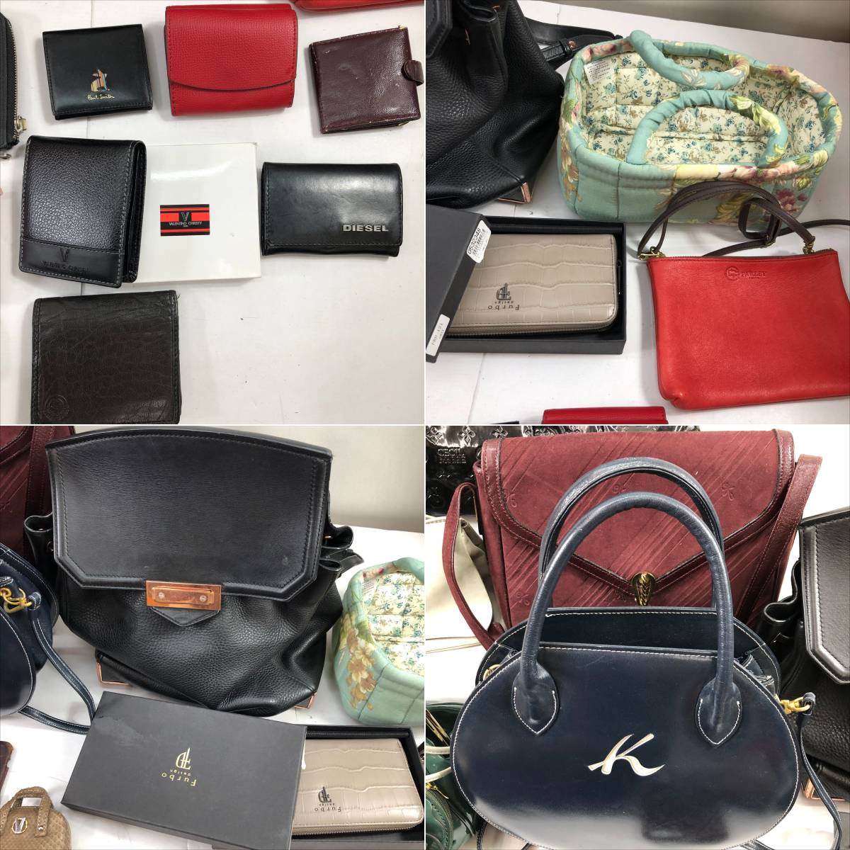 (7719)【1円スタート】メンズ/レディース/財布/小物/バック/DIESEL/ポールスミス/ヴィヴィアン　ジャンク品