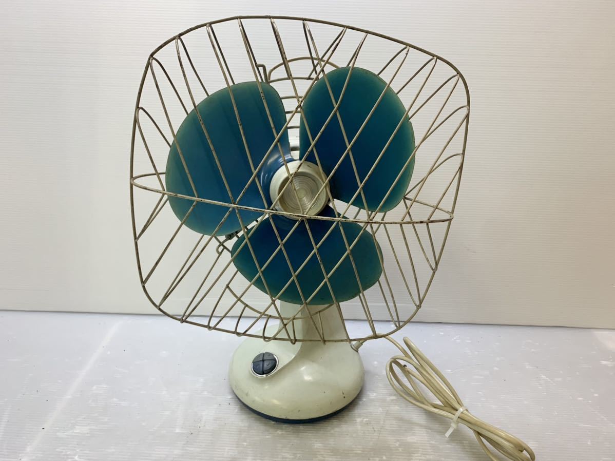 昭和レトロ 扇風機 ナショナル/National (M-8C2) 3枚羽根 高さ約52cm