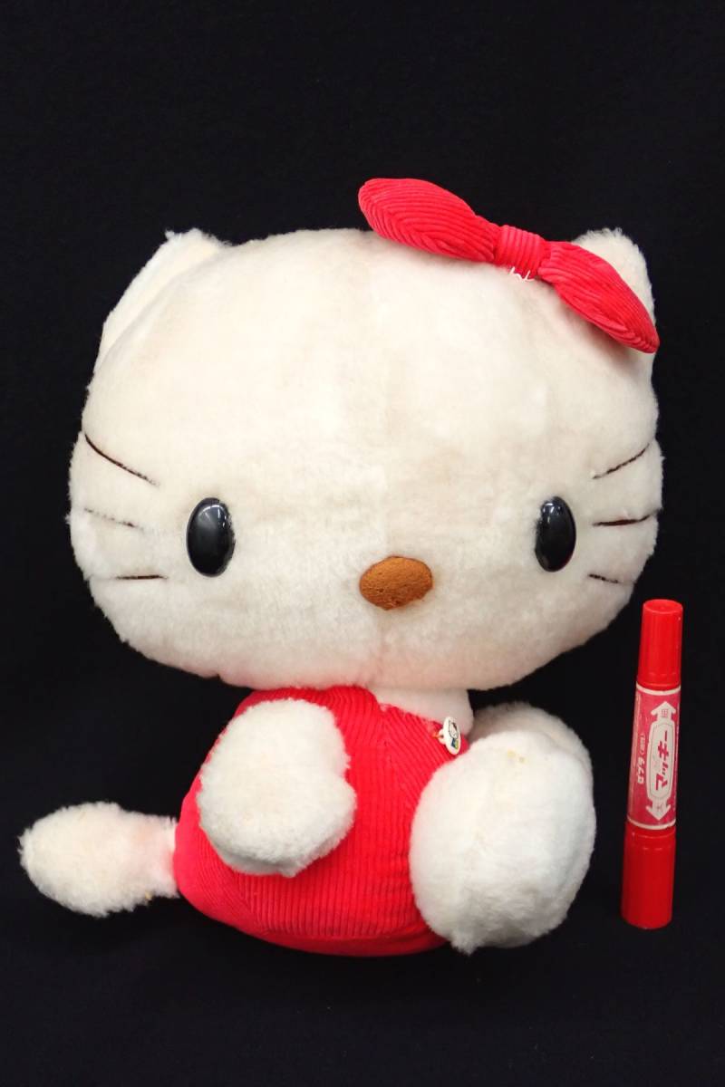 ○昭和レトロ サンリオ ハローキティ 1975年 ぬいぐるみ 約30cm 