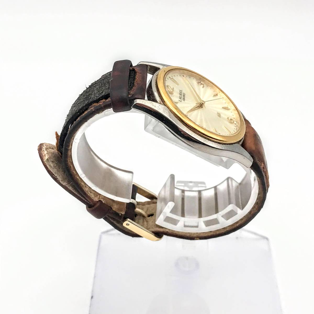 や[HY140] 1円スタート！ セイコー ローレル SEIKO LAUREL 18KT