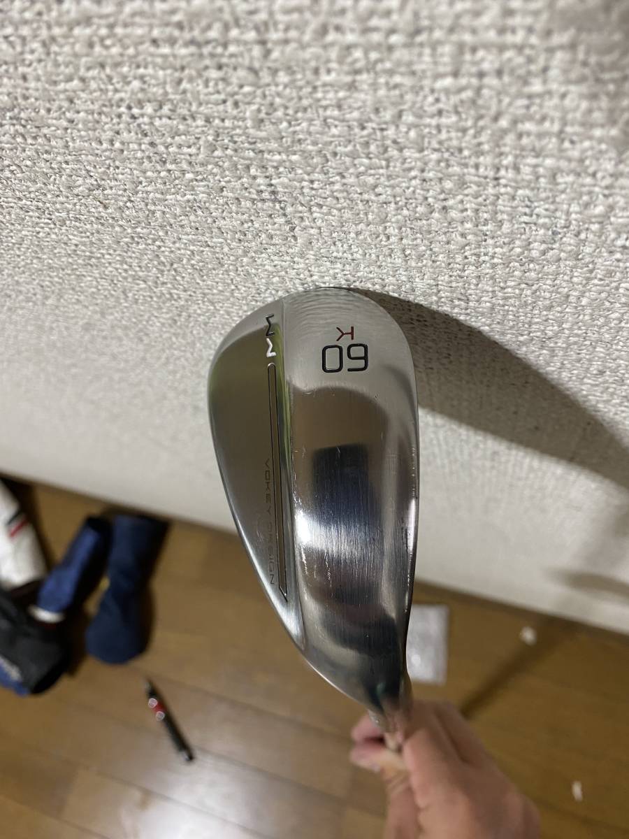 【ラウンド未使用】ボーケイ　ウェッジワークス 60 K Grind Low bounce RAW DG S200 / ノーメッキ ローバウンス VOKEY WEDGE WORKS