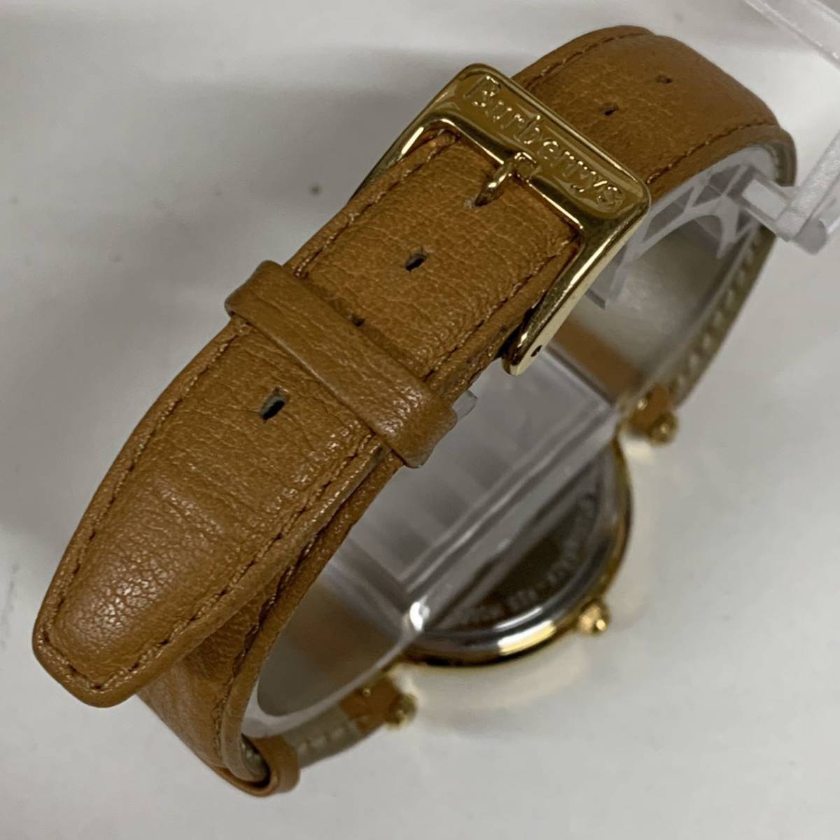 Burberry クロノグラフ 時計 4000【電池交換済、動作確認済】 1円~【電池交換済み】Burberrys バーバリー 11200G メンズ腕時計