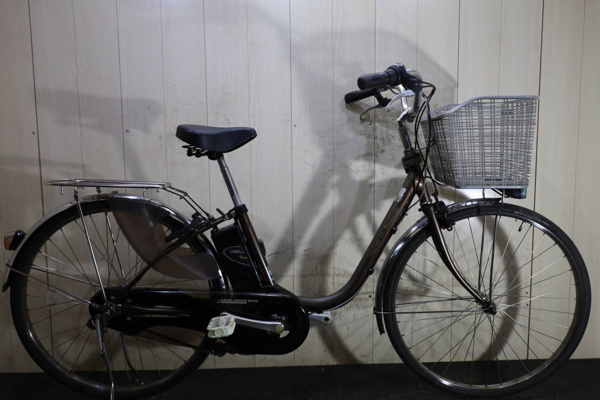 新品，品質保証 新基準良品 パナソニック リチウムビビ EX BE-ENE633T2 8AH 26インチ 3段 LED(電動アシスト自転車)｜売買されたオークション情報、yahooの商品情報をアーカイブ公開 - オークファン 電動アシスト自転車