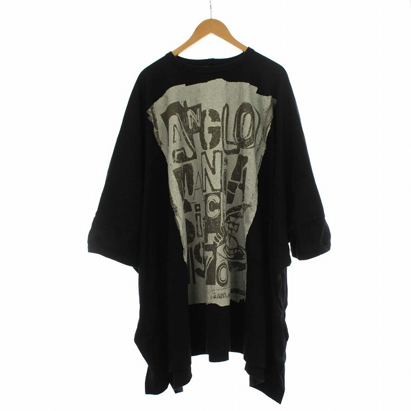人気定番，高品質 アングロマニア ANGLOMANIA ヴィヴィアンウエストウッド オーバーTシャツ カットソー ドルマンスリーブ 半袖 オーブプリント 38 M 黒(男性用)｜売買されたオークション情報、yahooの商品情報をア 男性用