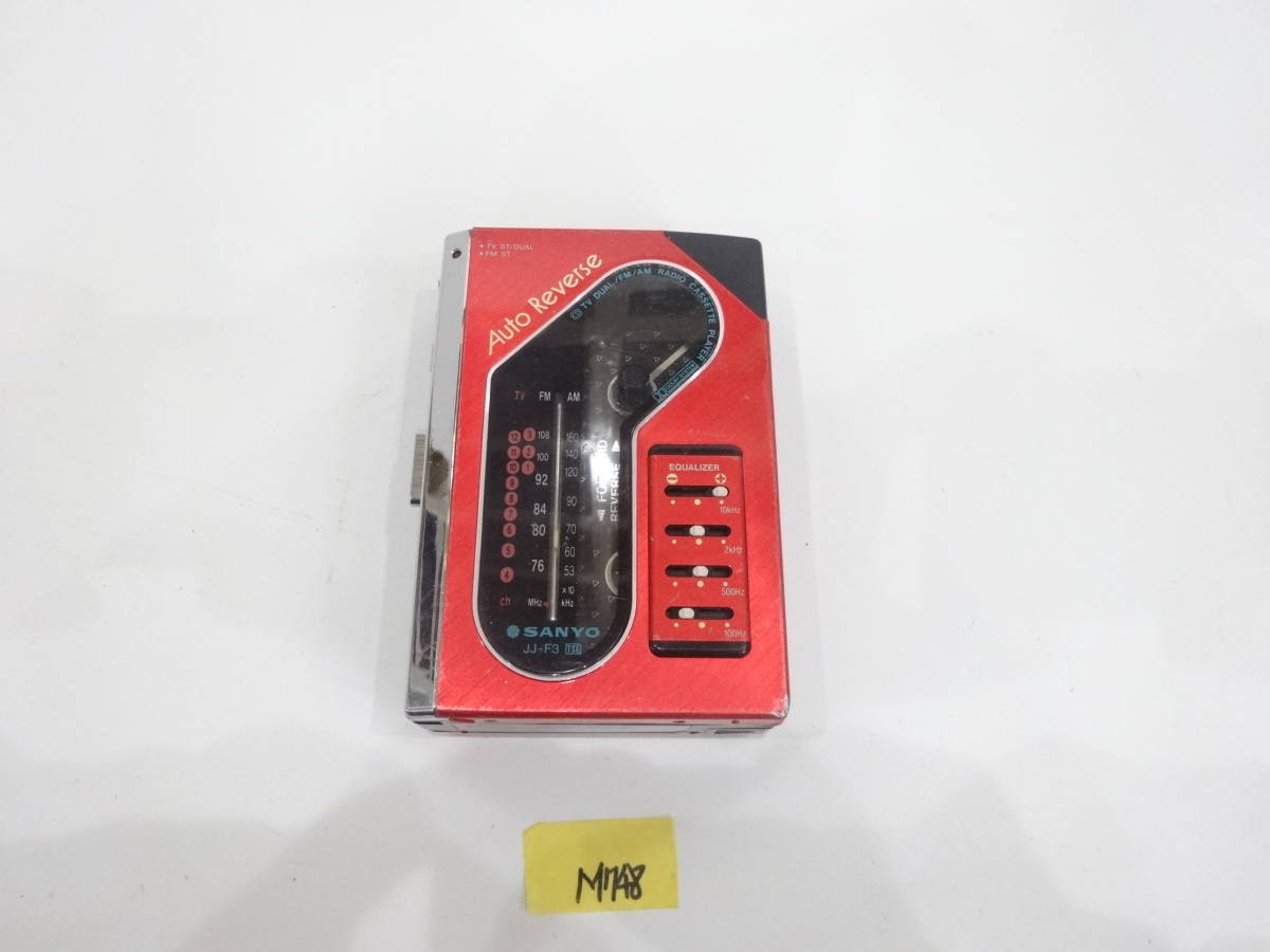 人気SALE，爆買い SANYO JJ-F3 ラジオカセットプレーヤー 動作未確認 M748(再生専用)｜売買されたオークション情報、yahooの商品情報をアーカイブ公開 - オークファン 再生専用