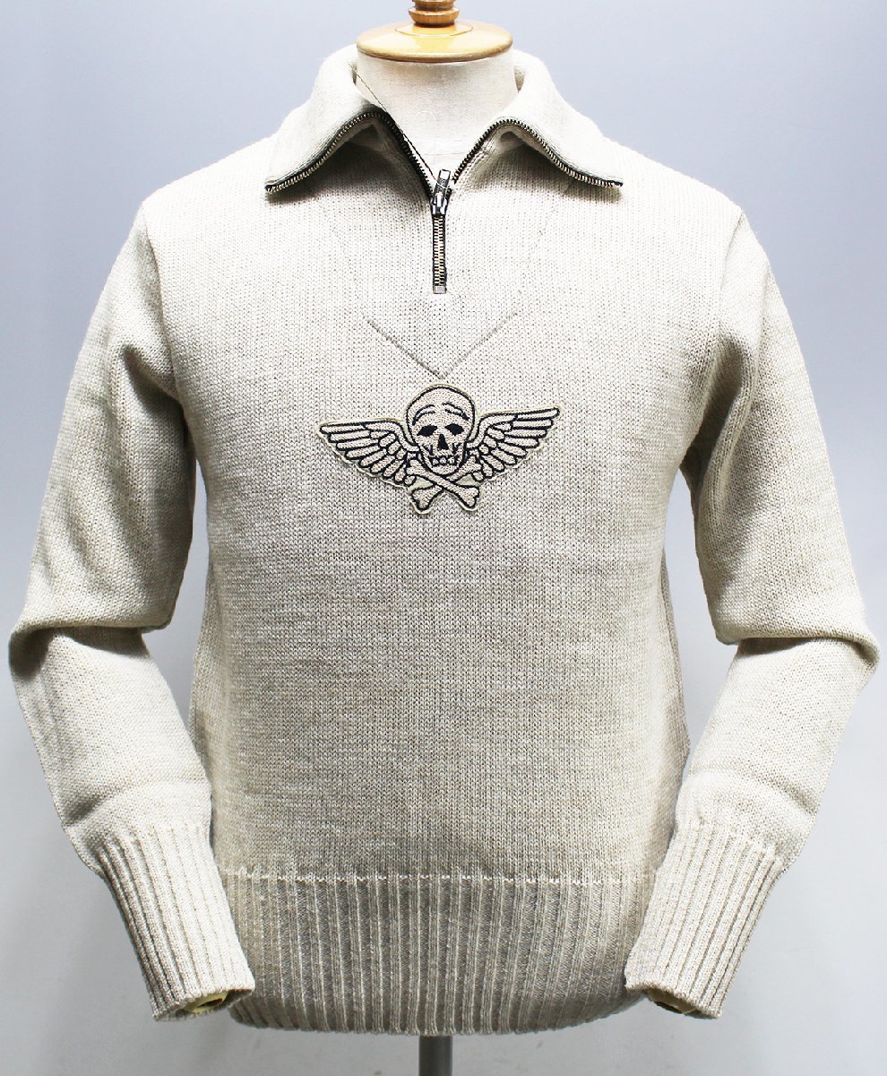 The Groovin High (グルービンハイ) 1940s Motorcycle Knit Skull 