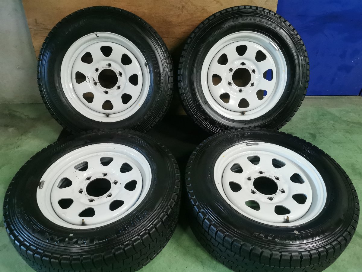 100%新品，正規品 スタッドレス 4本 205/70R16LT111/109L ダンロップ ウインターマックスLT03 日産純正 スチールホイール キャラバン 16x6J 139.7 6H(スタッドレスタイヤ)｜売買されたオークション情報、yahooの商品情報 6穴