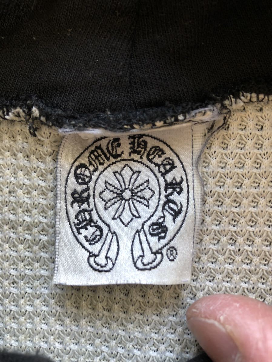 激レア 美品 CHROME HEARTS クロムハーツ パーカー M BLACK 黒 