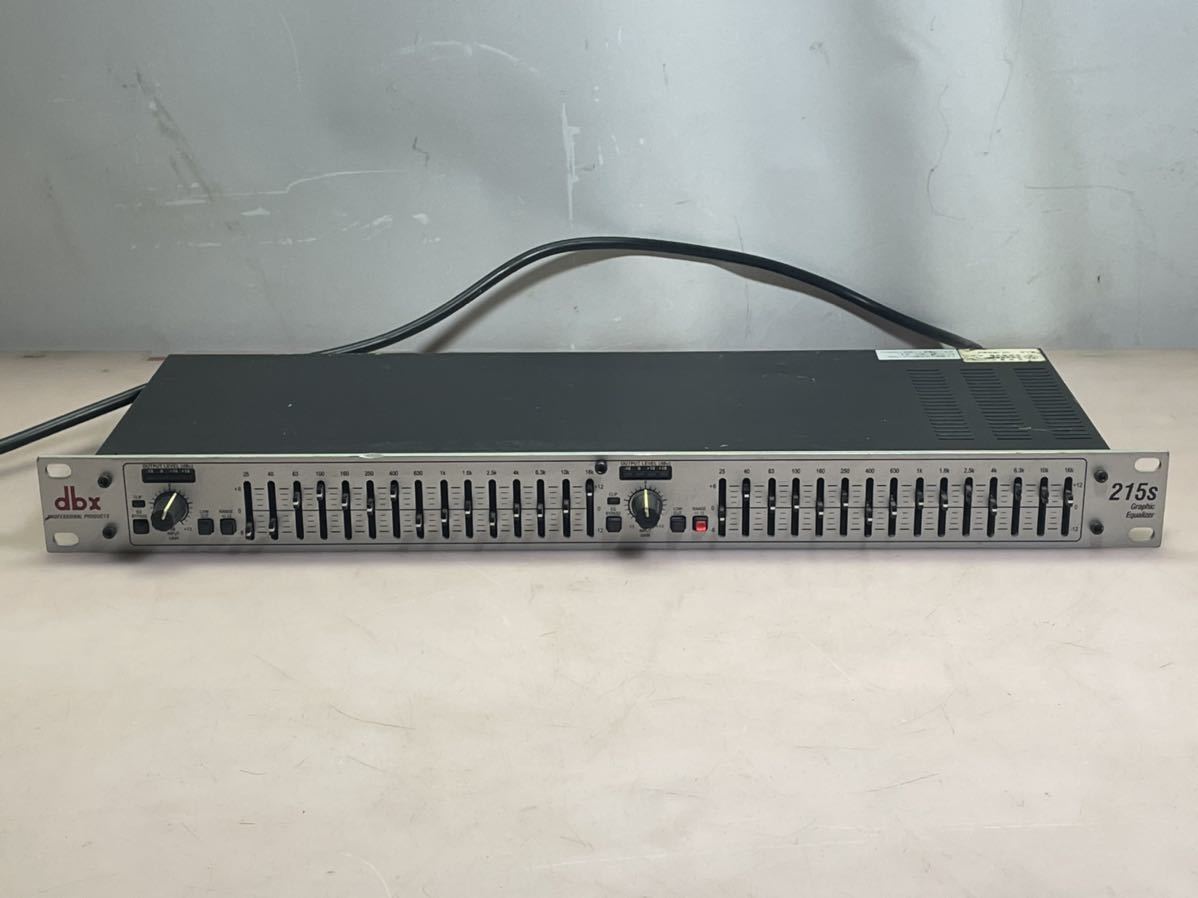1050 グラフィックイコラ イコライザー dbx 215S 音出し確認 中古 215s