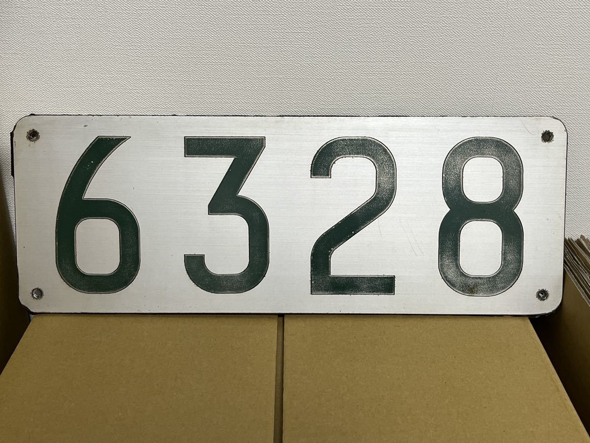 営団地下鉄 東京メトロ 千代田線6000系 ナンバープレート 6328 鉄道