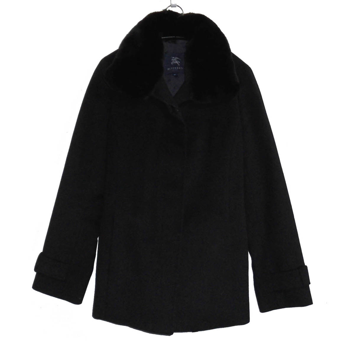 ◇美品 BURBERRY LONDON バーバリーロンドン アンゴラ ウール 襟 