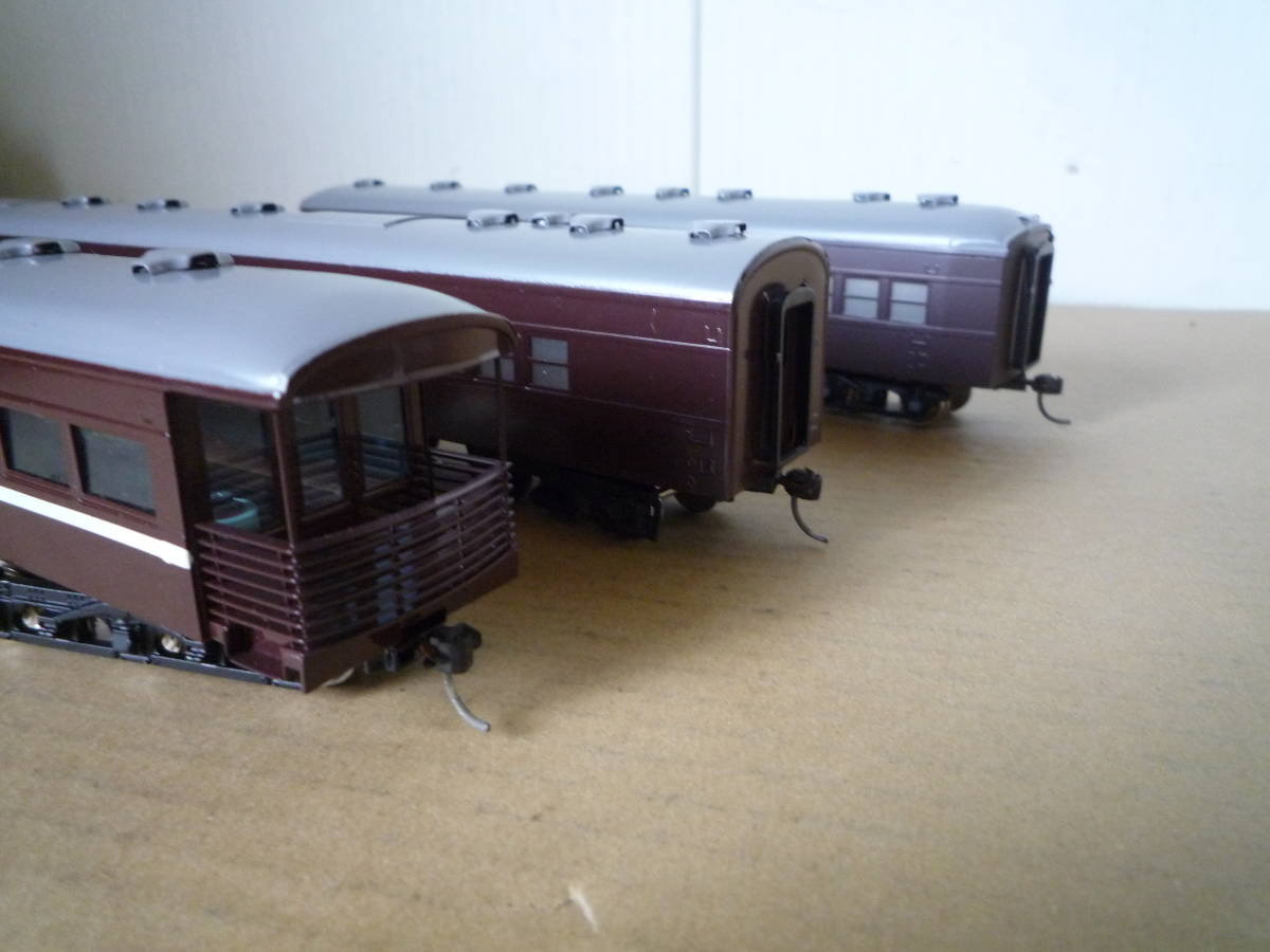 O-4445 HOゲージ客車3両 MIYAZAWA HOゲージ 鉄道模型 O-4445 ショップ