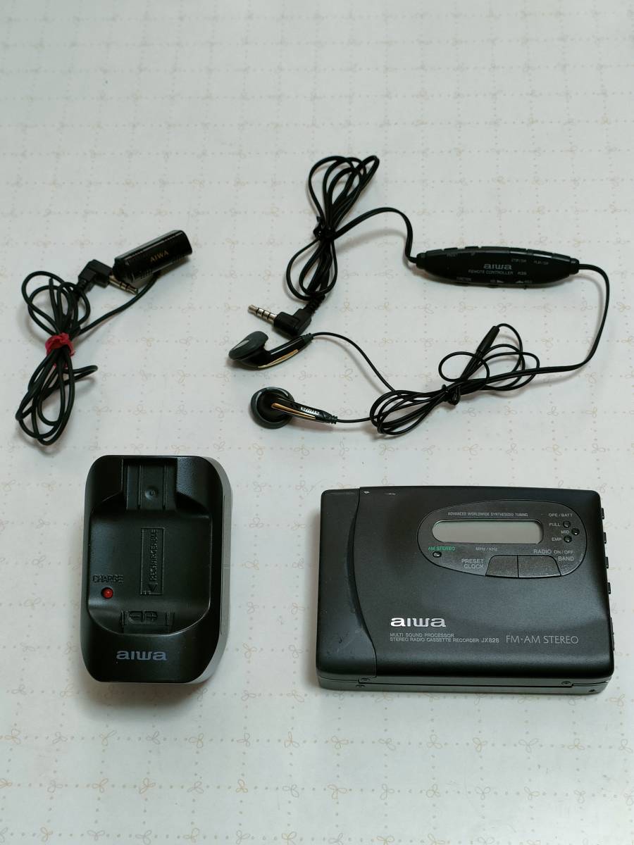 ジャンク aiwa HS-JX828 ポータブルカセットレコーダー 【公式通販】