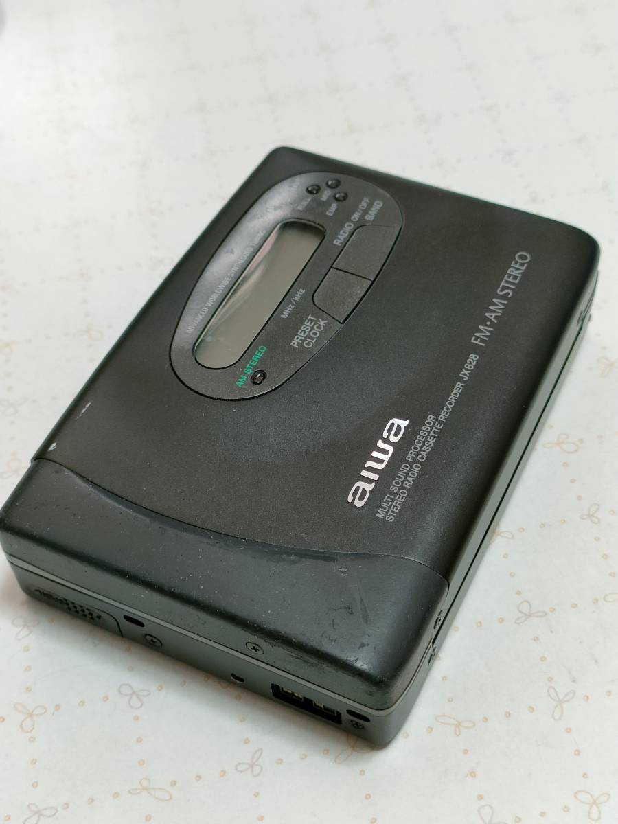 ジャンク aiwa HS-JX828 ポータブルカセットレコーダー 【公式通販】