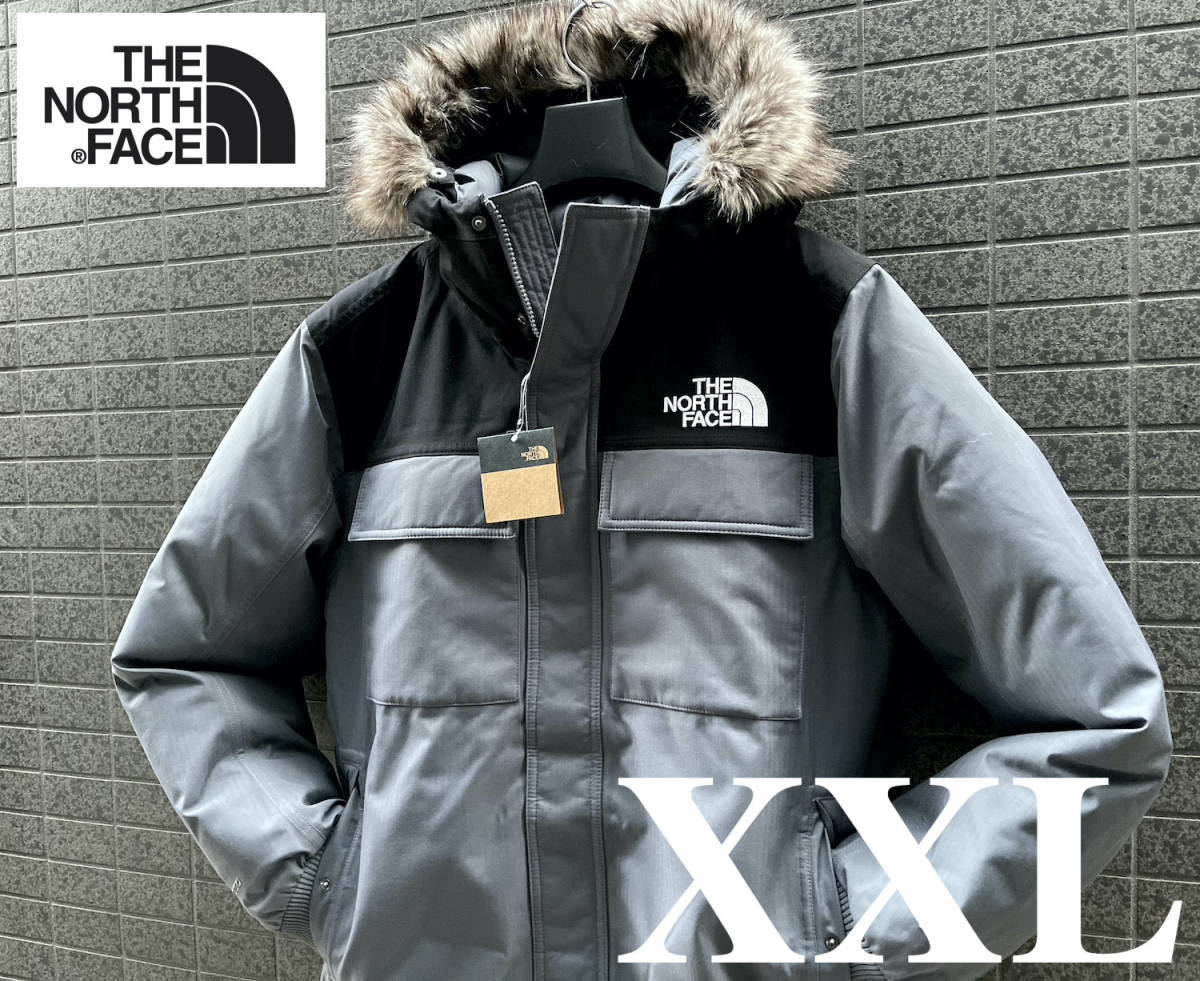 ◆モデル出品◆新品 XXL ザ・ノースフェイス ゴッサム パーカー付グースダウンジャケット550 グレー 4L The North Face GOTHAM 2 JKT-RTO