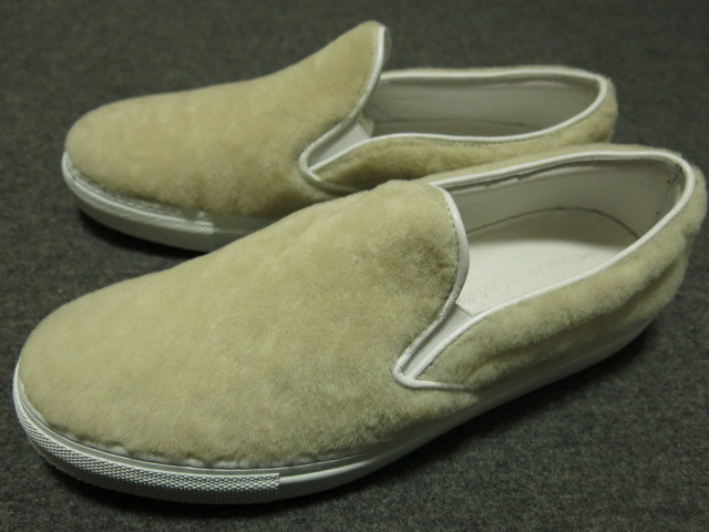 2.5万新品未使用★VERYアローズ別注AMBASSADORSアンバサダーズムートンスリッポン36ベージュ