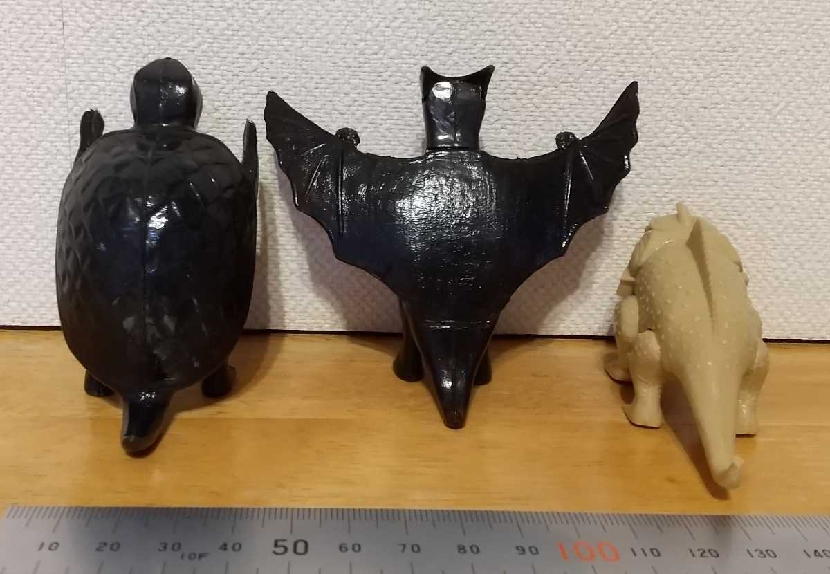 日東科学 ガメラ ギャオス ジャイガー / プラモデル 組み立て済 完成品