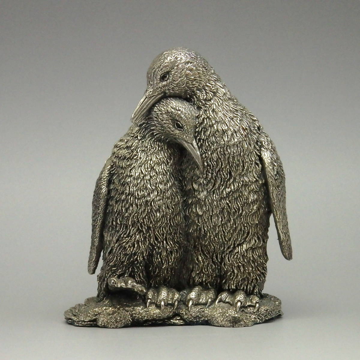 カントリーアーティスト /ペンギン /オブジェ 置物/スターリングシルバー /ホールマーク /Country Artists /英国 ペア カップル 純銀製