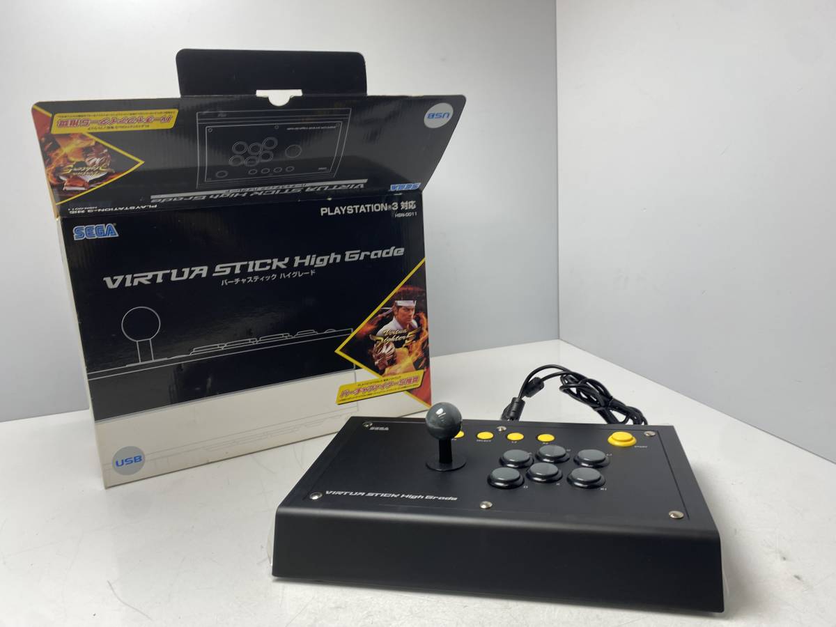【定番人気，人気セール】 SEGA HSN-0011 バーチャスティックハイグレード PS3対応 セガ コントローラー /現状品/動作未確認ジャンク(アクセサリ、周辺機器)｜売買されたオークション情報、yahooの商品情報をアーカイブ公 アクセサリ、周辺機器
