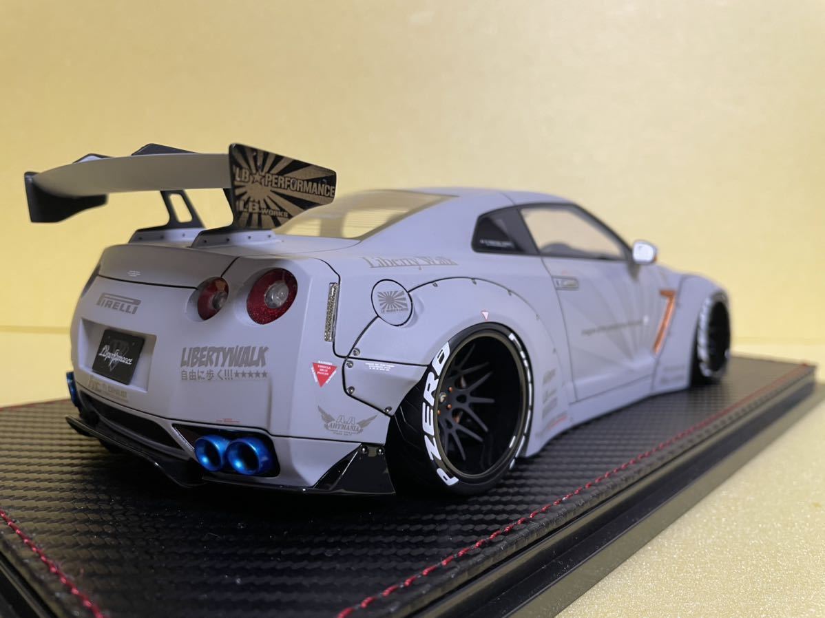 1/18 Ignition model NISSAN GT-R LB-WORKS R35 Matte Gray IG0669