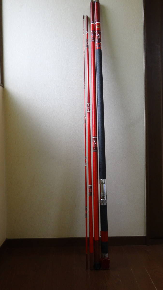 NFT 石鯛用赤竿 NFT NF 16H-D 5M80/4ーDeluxe 石鯛竿♪NFT NF 16 H-D