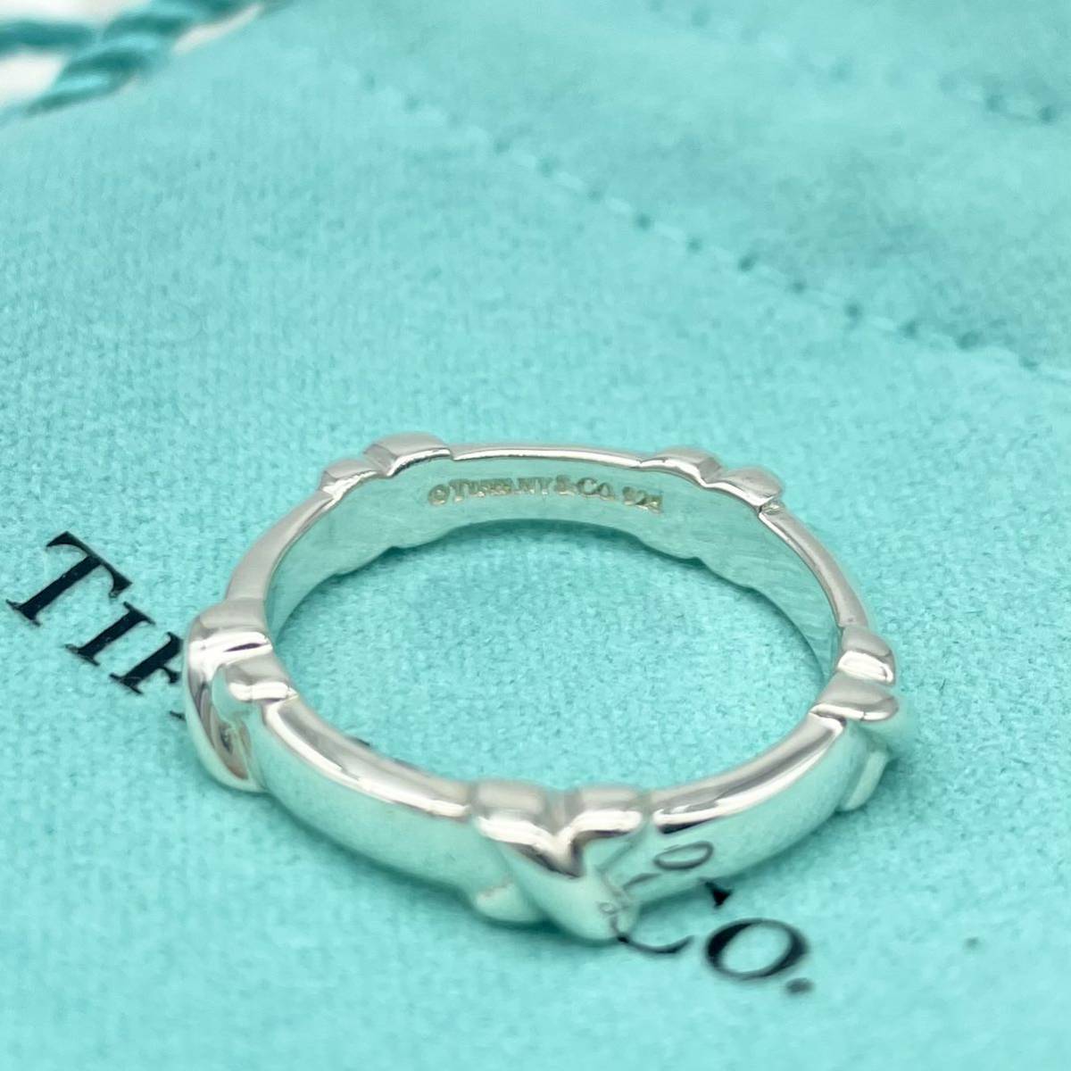 廃盤】ティファニー TIFFANY&Co. クロス シルバー シルバー リング