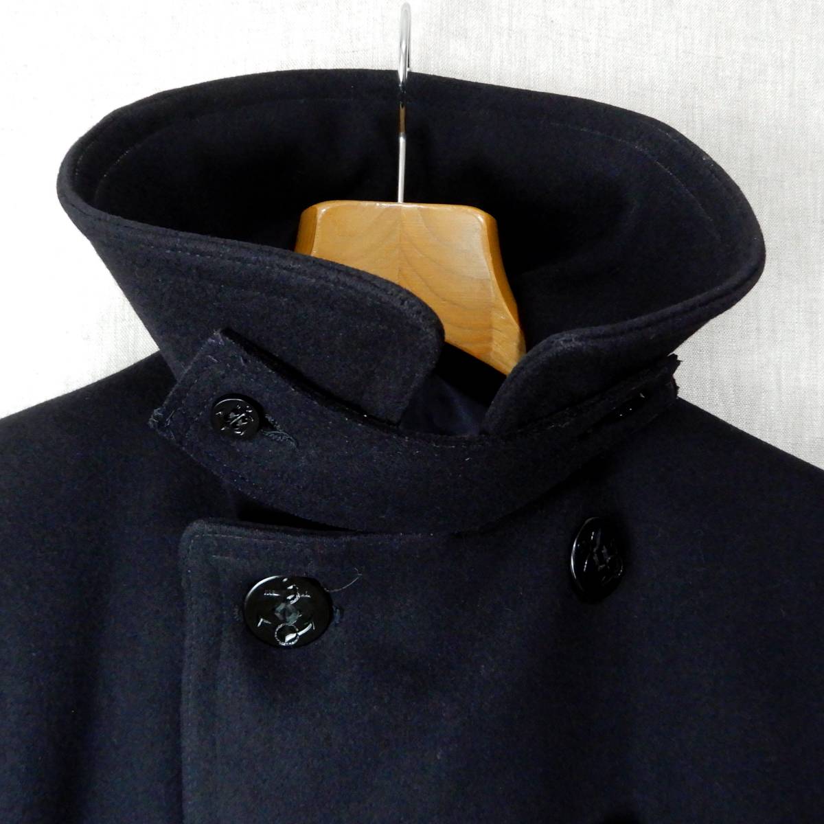 US NAVY P-COAT 10BUTTON 1940s Size38 Vintage アメリカ海軍