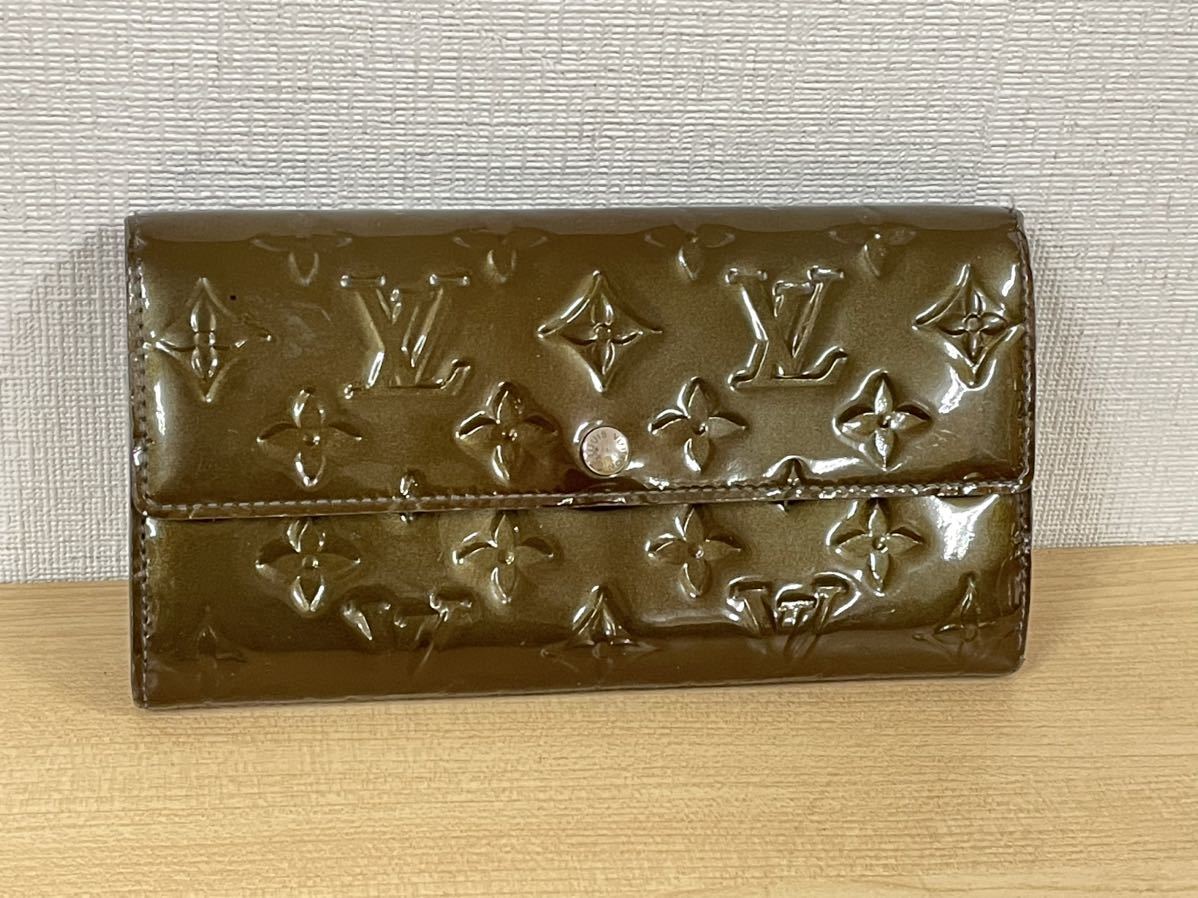 ○LV LOUIS VUITTON ルイヴィトン ヴェルニ ポルトフォイユ サラ 