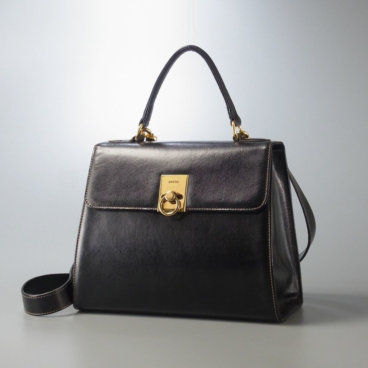 ME4258▽ドイツ製*ゴールドファイル/GOLD PFEIL*レザー*ゴールド金具 