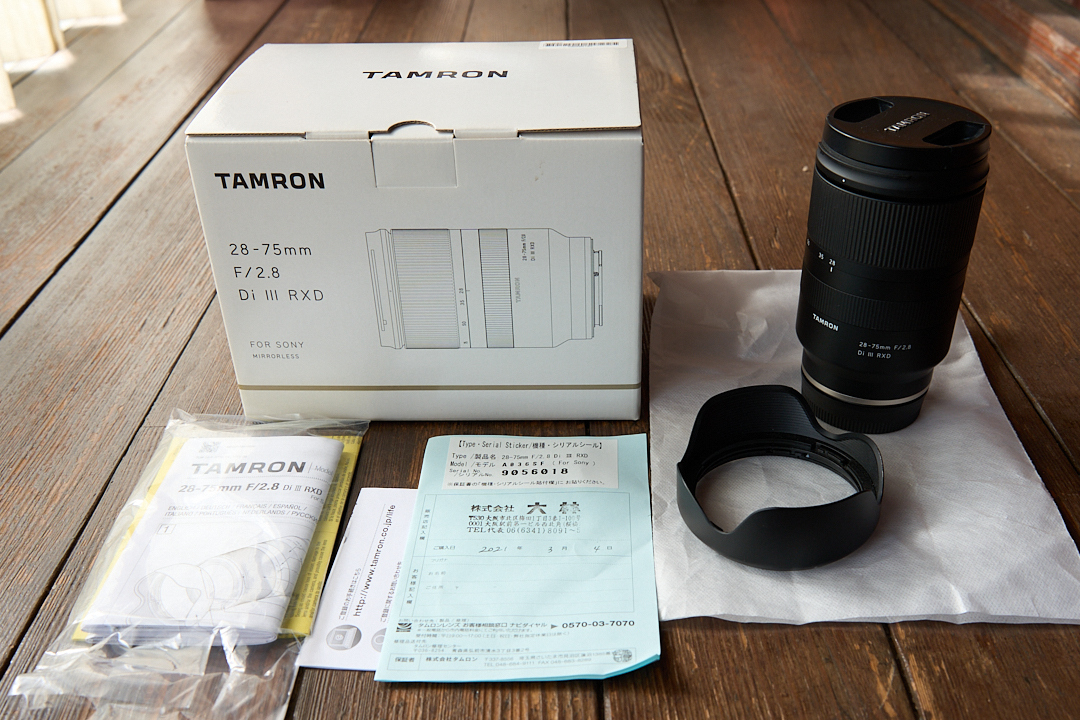 HOT，爆買い タムロン TAMRON 28-75mm F/2.8 Di III RXD ソニーEマウント用 Model A036(ソニー、ミノルタ)｜売買されたオークション情報、yahooの商品情報をアーカイブ公開 - オークファン ソニー、ミノルタ