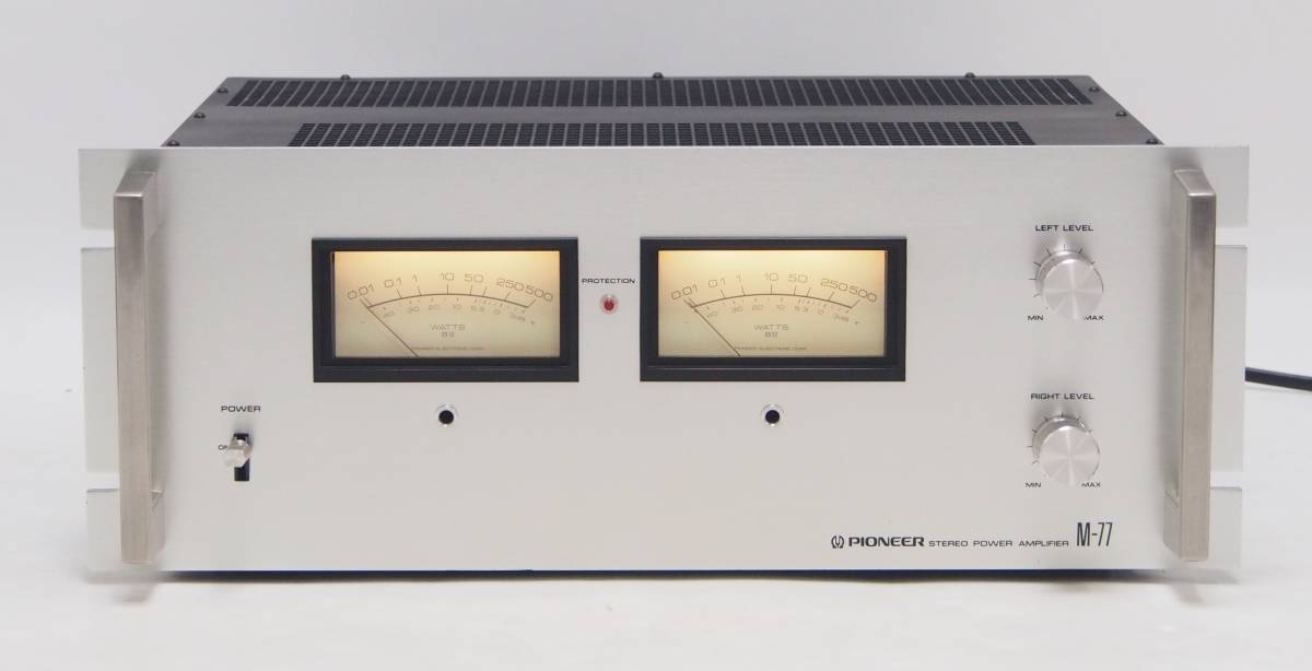 SG-599 希少 PIONEER パイオニア STEREO POWER AMPLIFIER MODEL M-77