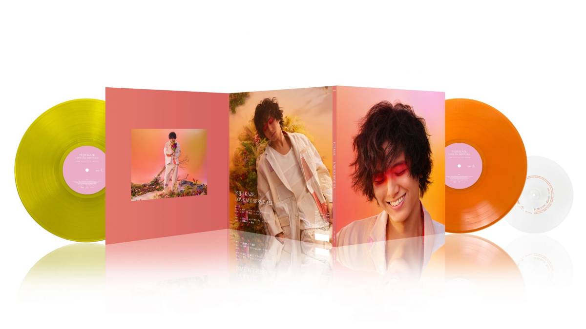 藤井 風 LOVE ALL SERVE ALL【限定生産】 カラービニール180g重量盤2LP 
