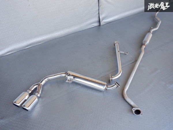 車 【L350タント】メーカー不明 2本出しリアピースマフラー