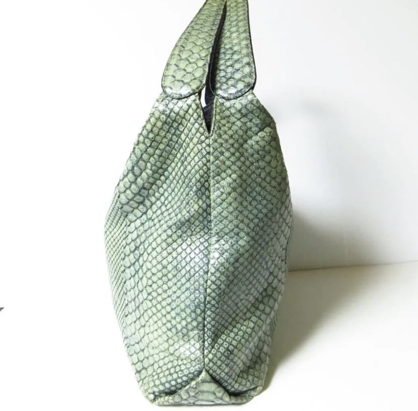 アパレル】JRA公認 リアルパイソン ハンドバッグ ヘビ 革 蛇皮 日本製