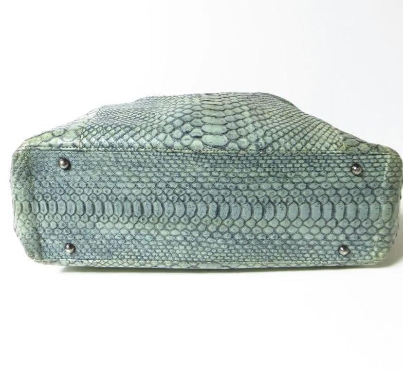 アパレル】JRA公認 リアルパイソン ハンドバッグ ヘビ 革 蛇皮 日本製