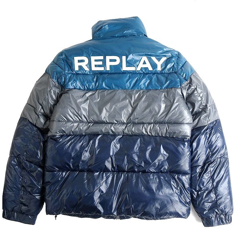 □REPLAY リプレイ 新品 定価4.8万 100％ダックフリー 高耐久ナイロン 