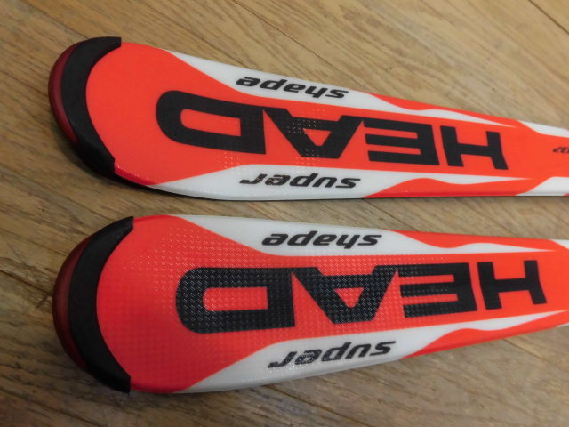 ♪HEAD スキー板 SUPER SHAPE 137cm + LOOK ビンディング♪中古 HEAD