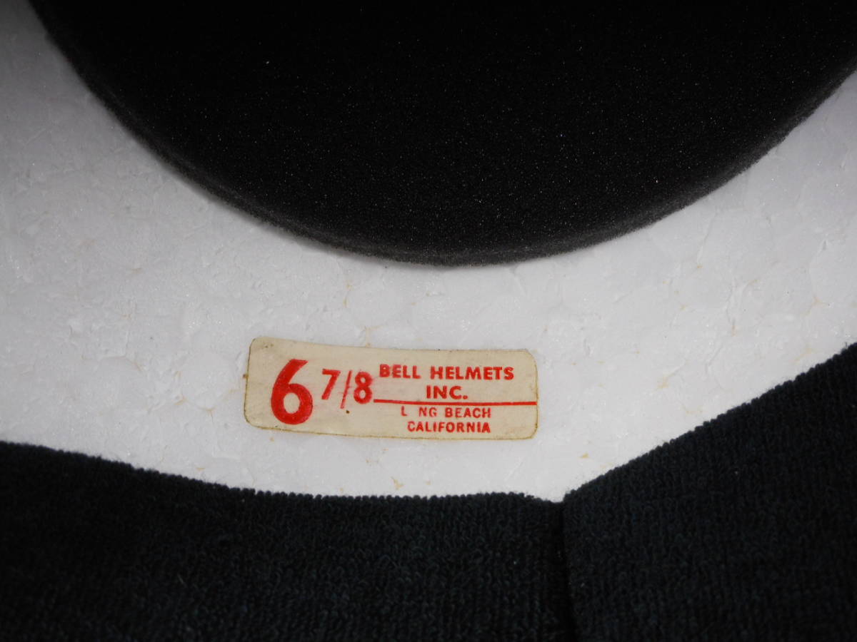 Sシェル 70s BELL R-T ジェットヘルメット 6 7/8 目深加工済み M☆70 