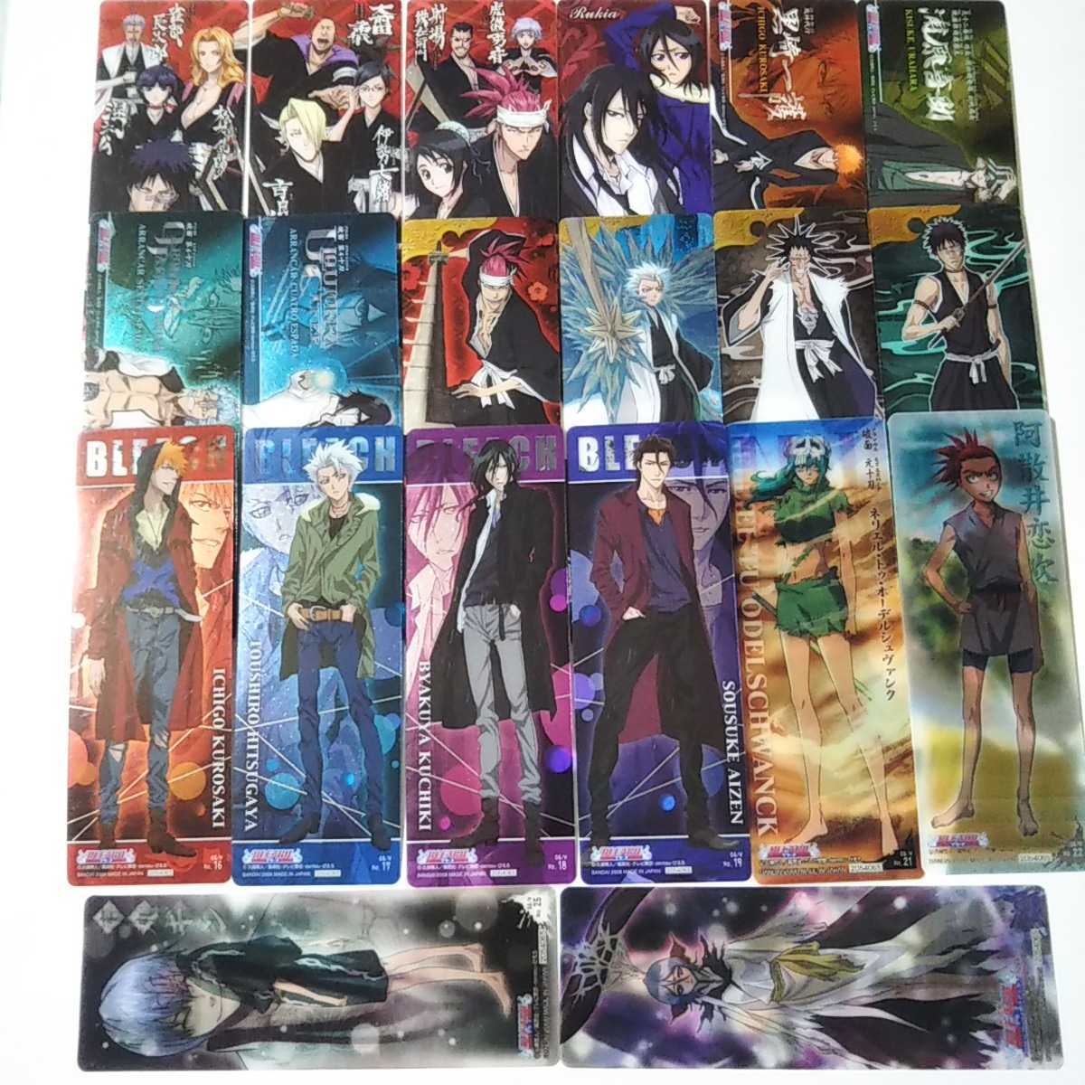 BLEACHブリーチガムカードクリアカード松本乱菊10枚セット