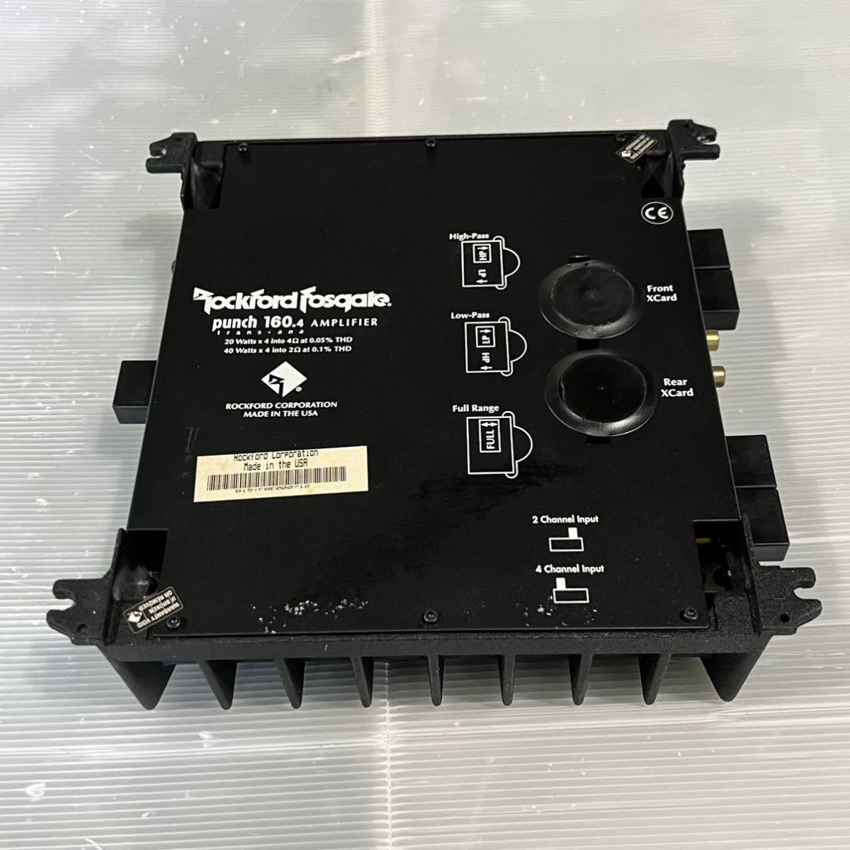 ロックフォード アンプ オーディオアンプ PUNCH 160.4 現状品