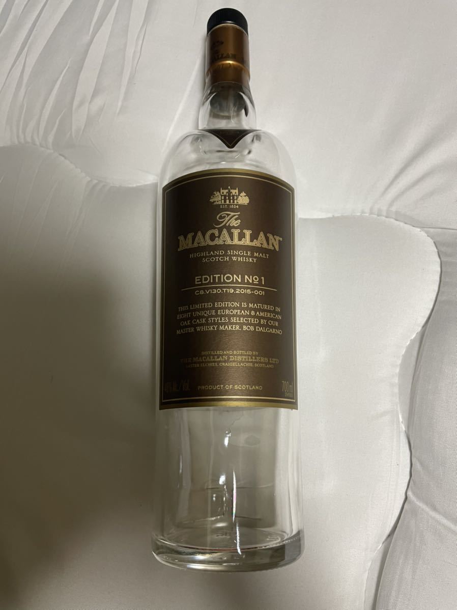 空瓶 18年 マッカラン MACALLAN 700ml 旧 旧ボトル 空き瓶 マッカラン