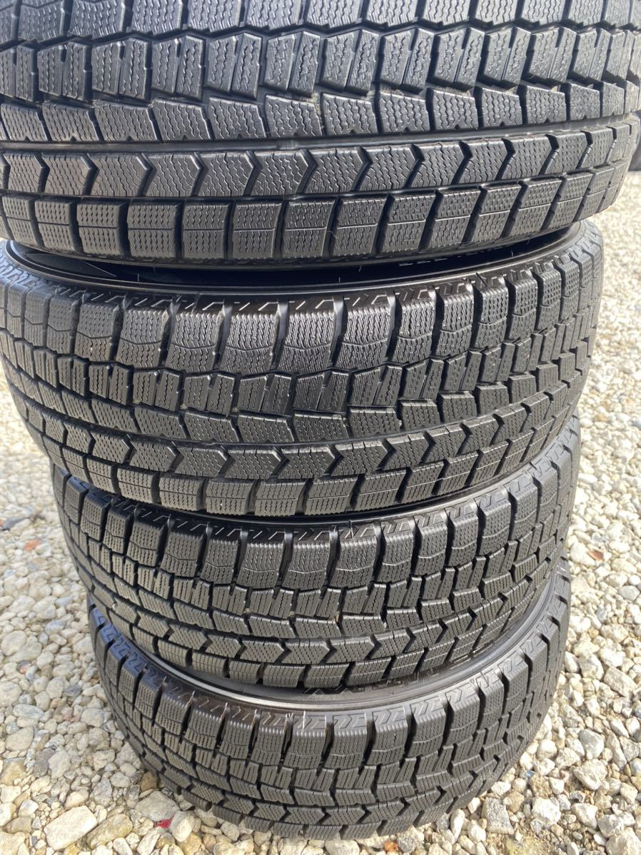 4本 ホンダ フィット 純正 15インチ 6J +50 4H 100 スタッドレス ダンロップ ウインターマックス WM02 17年 185/60R15 GR GK ハイブリット 15インチ ホンダ フィット 15インチ（スタッドレスタイヤ・ホイールセット 送料無料ホンダ純正フィット純正ホイール15インチ S8522IS